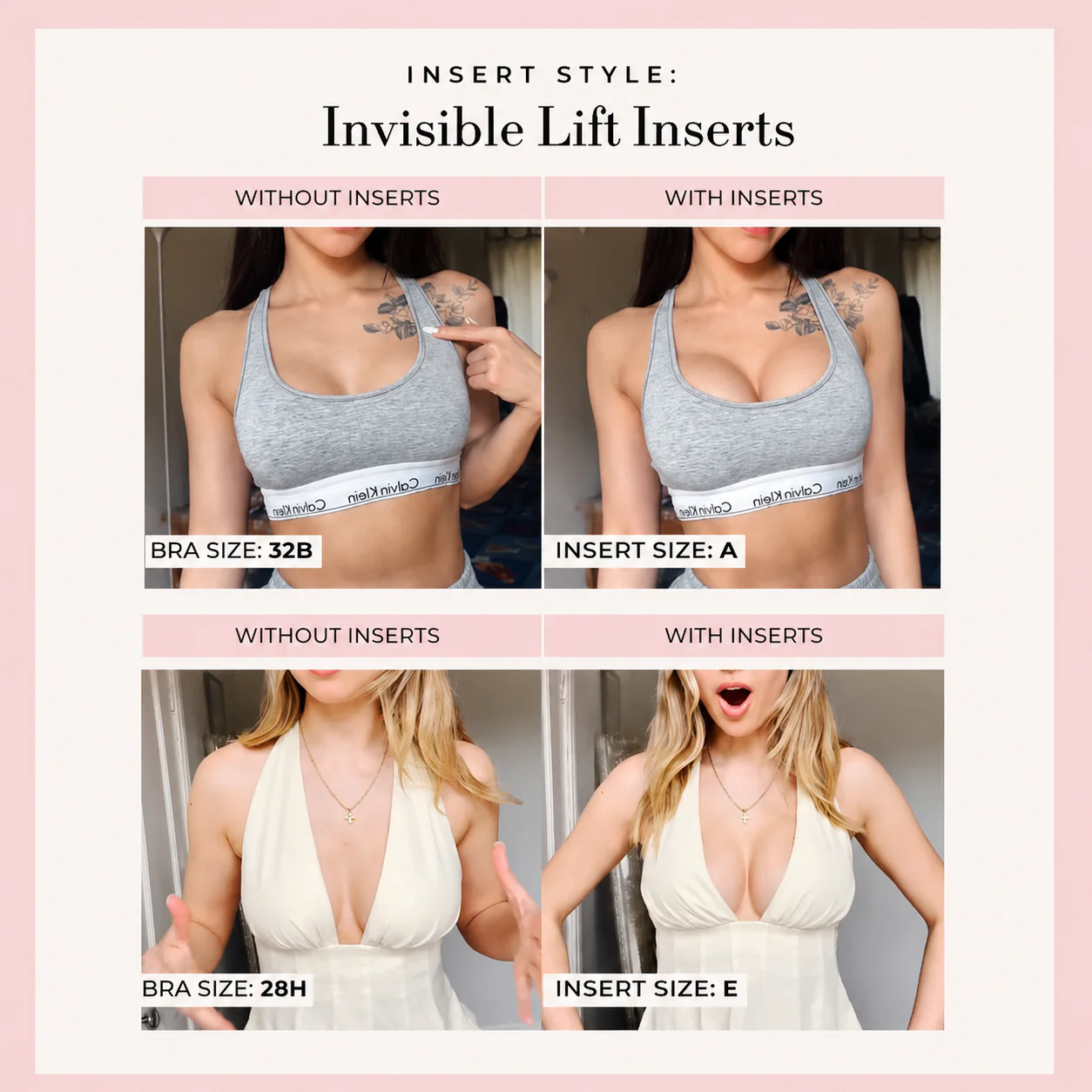 ๐งฉLast Day 50% OFF๐งฉ-- Invisible Lift - Patented Sticky Fashion Bra Inserts Prevents Nipple Slips No Sewing Required Low Cut Tops Womenswear - Image 3